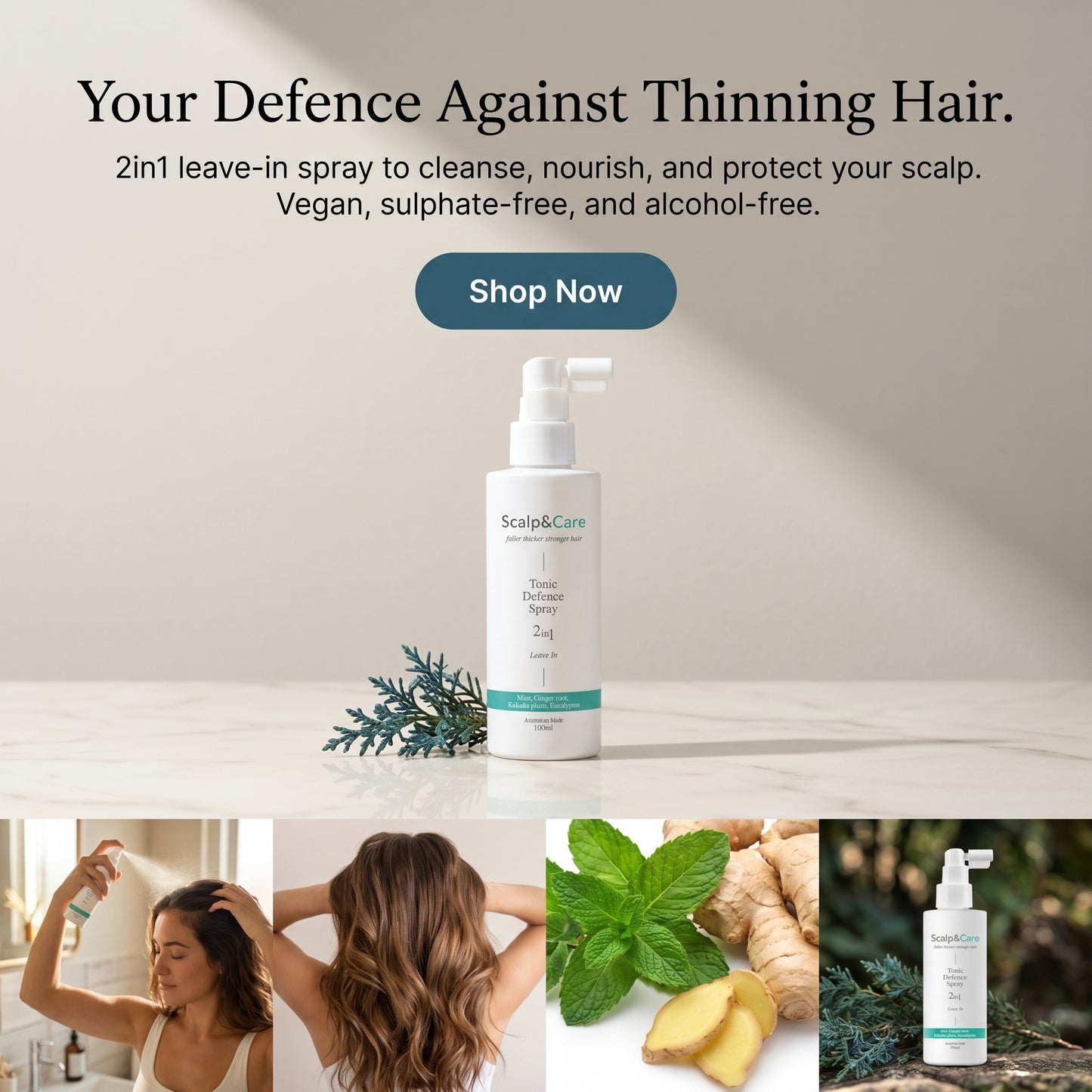 Tonic Defence Spray 2in1 100ml.